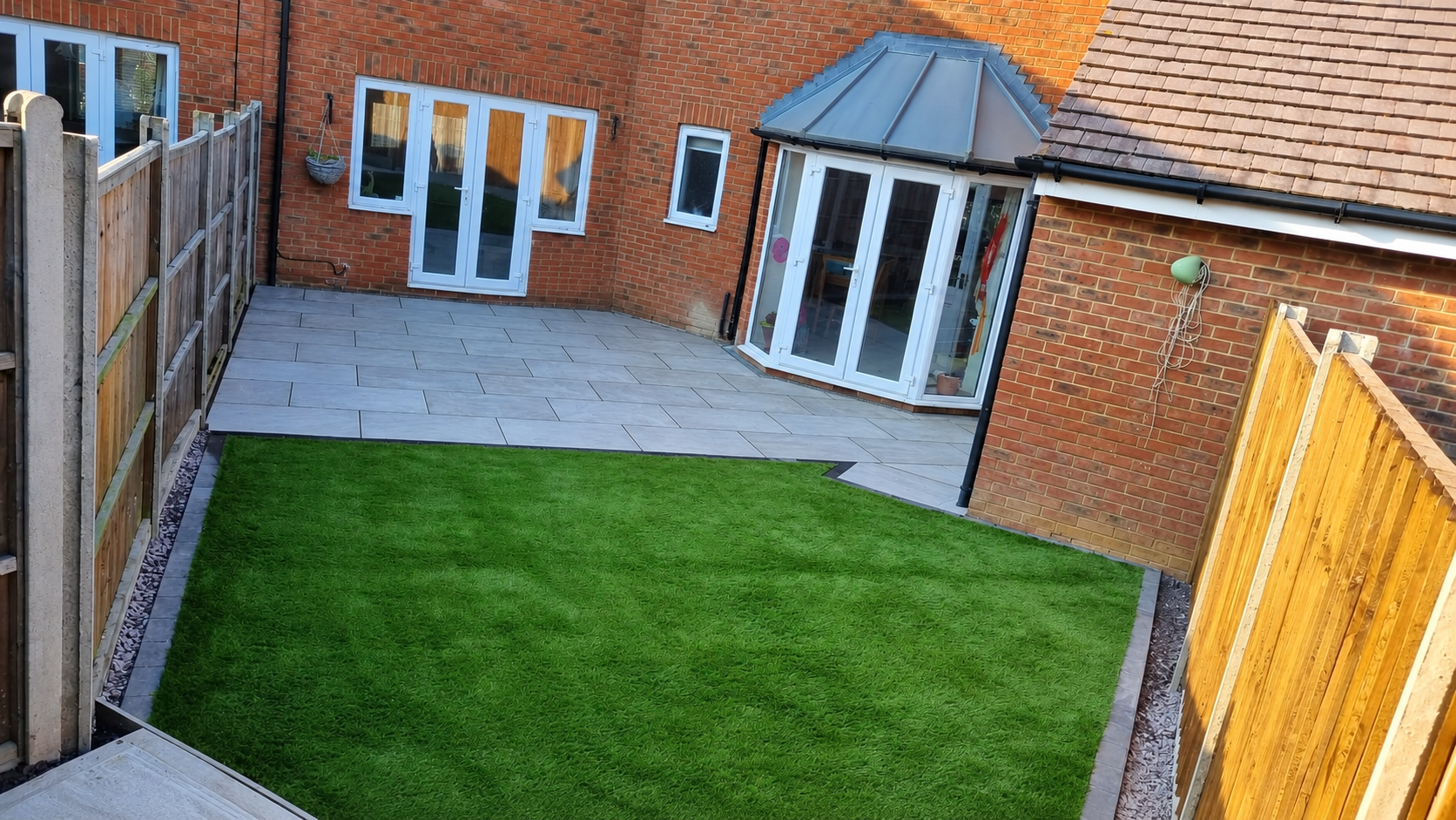 Completed landscaping project by Albion Landscapes